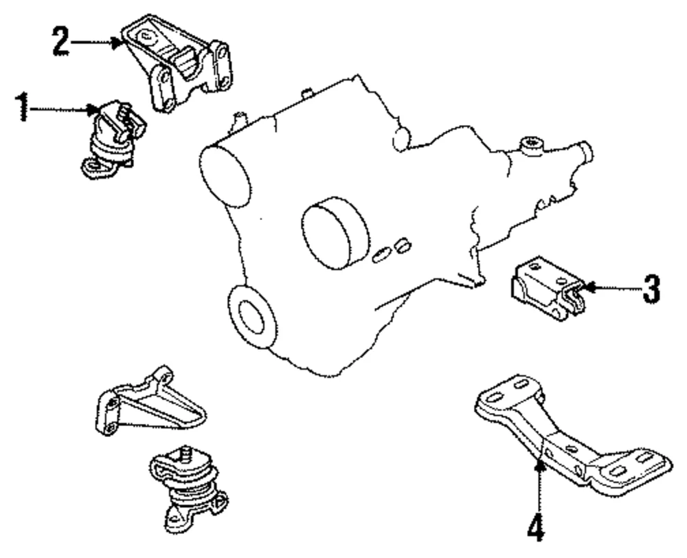 Trans Mount - Mazda (LA01-39-340E)