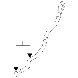 Vacuum Hose - Mazda (L3K9-20-380A)