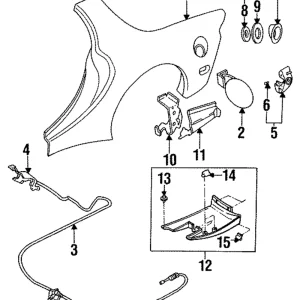 Release Cable - Mazda (FD01-56-870A)