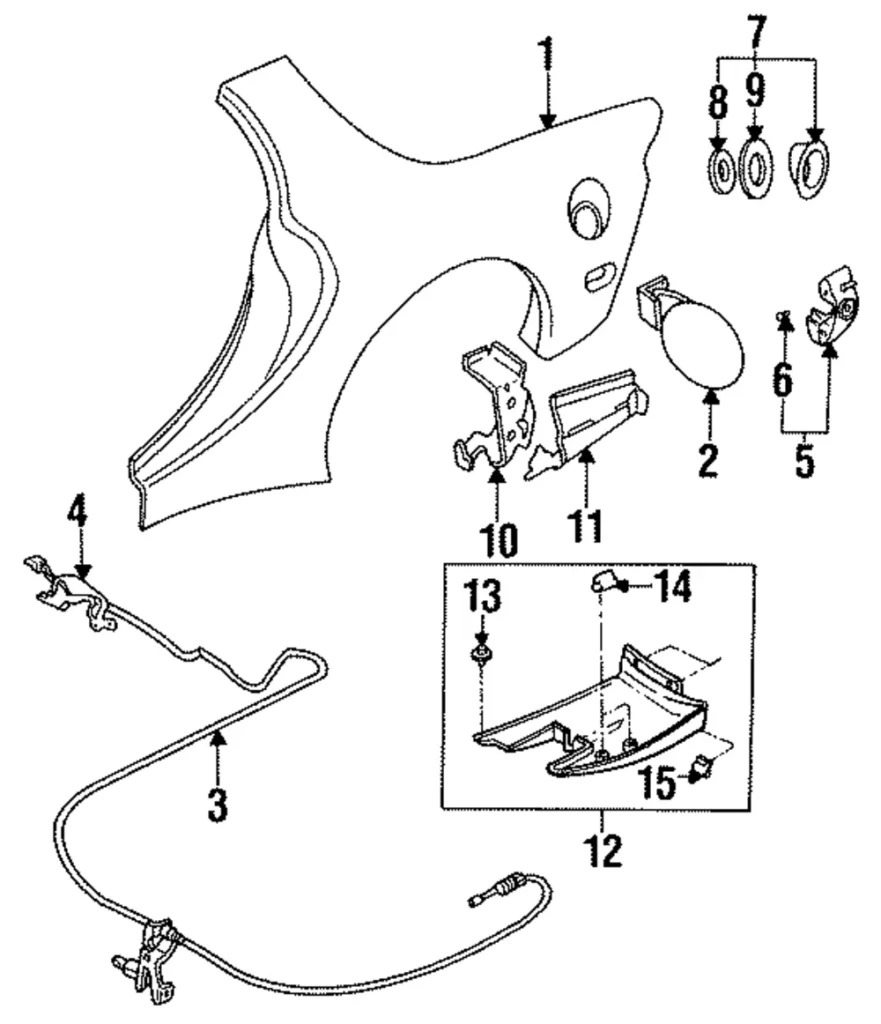 Quarter Panel - Mazda (FDY1-70-400C)