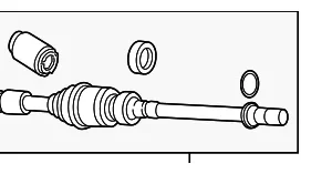 Axle Assembly - Mazda (FTH9-25-50X)