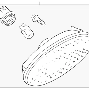 Repeater Lamp - Mazda (B33P-51-120A)