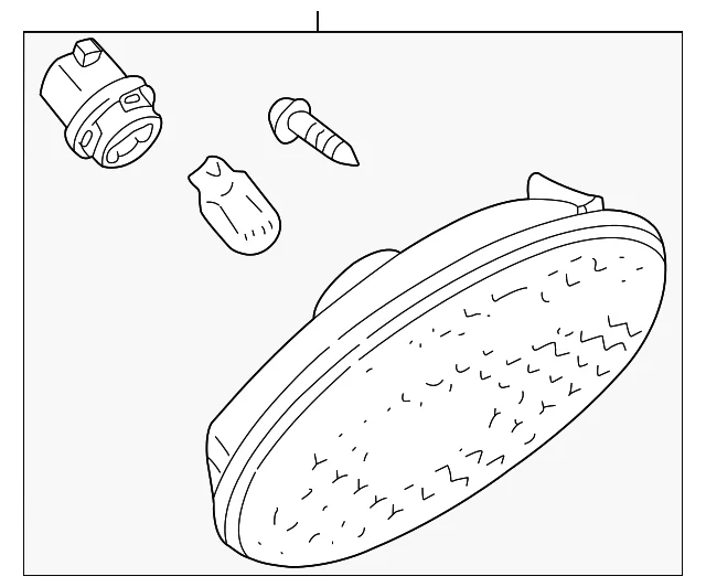 Repeater Lamp - Mazda (B33P-51-120A)