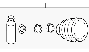 Outer Boot - Mazda (GD68-22-530)
