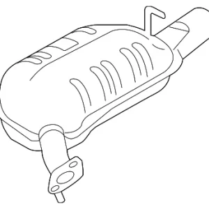 Muffler - Mazda (AJ48-40-100)