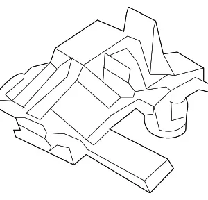 Drain Hose Retainer - Mazda (GAL1-69-923A)