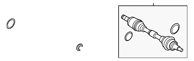 Axle Assembly - Mazda (FT0B-25-60X)