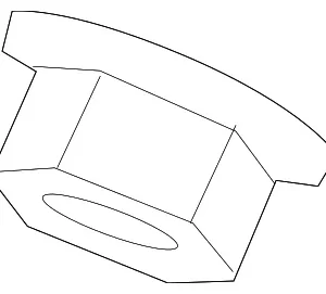 Wiper Motor Nut - Mazda (9990-60-600)