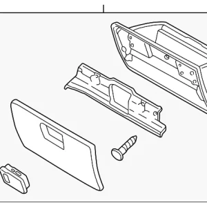 Glove Box Assembly - Mazda (LC62-64-030A-80)