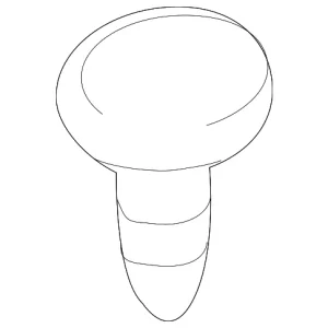 Lower Duct Fastener - Mazda (A002-68-AA5)
