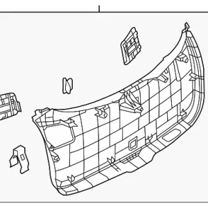 Lower Gate Trim - Mazda (BHN9-68-960B)