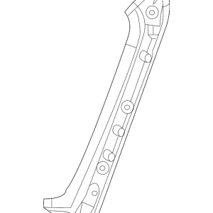 Outer Windshield Pillar - Mazda (N243-70-211A)