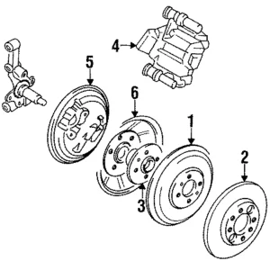 Brake Drum - Mazda (D102-26-251A)