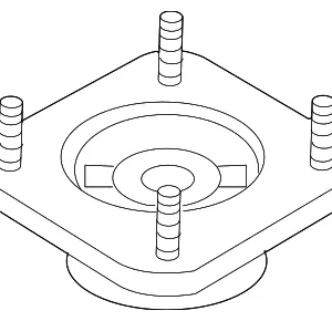 Upper Mount - Mazda (TD11-34-380B)