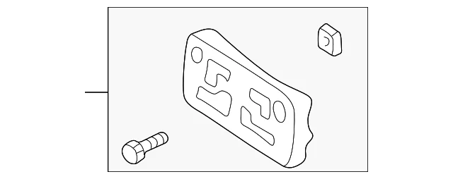 License Bracket - Mazda (TC86-50-170A)