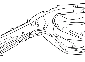 Outer Rail - Mazda (C235-53-3A0B)