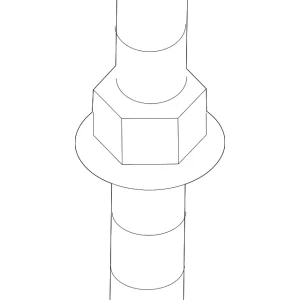 Ignition Coil Bolt - Mazda (9YA9-40-604)