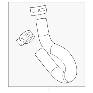 By-Pass Hose - Mazda (PX27-15-260)