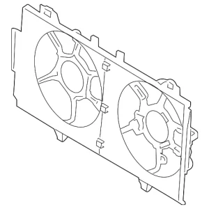 Fan Shroud - Mazda (L5A3-15-210B)