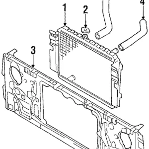 Radiator - Mazda (F2G9-15-200)
