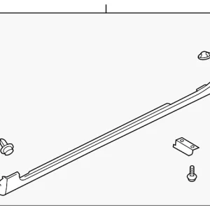 Rocker Molding - Mazda (BR5S-51-P50C-24)
