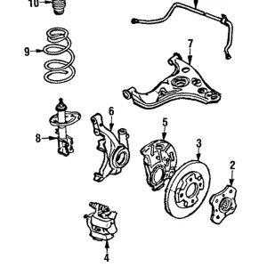 Spring Seat - Mazda (G030-34-340B)