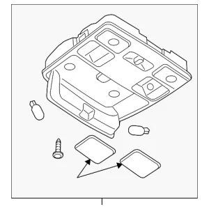 Overhead Console - Mazda (GK2A-69-970H-77)