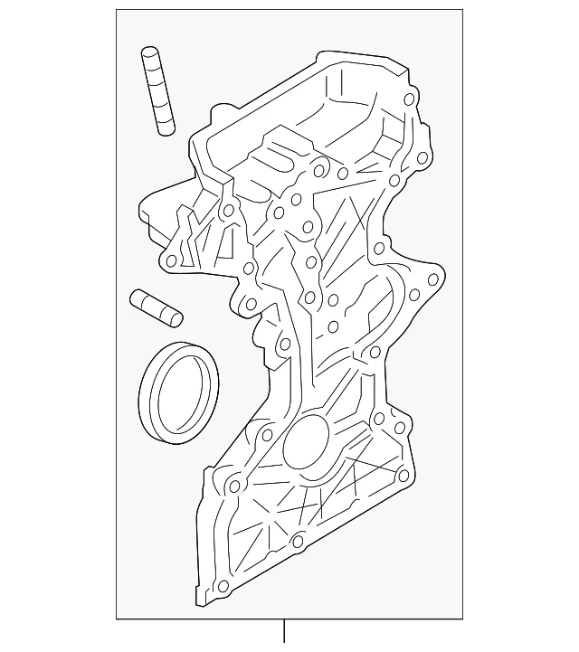 Timing Cover - Mazda (ZJ38-10-500)