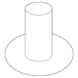Rear Weather-Strip Clip - Mazda (BCJH-56-742)