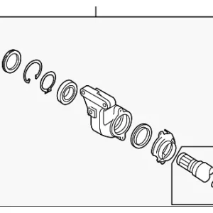 Intermediate Shaft - Mazda (GA67-25-700)