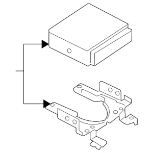 Control Unit - Mazda (FE02-66-DF0A)