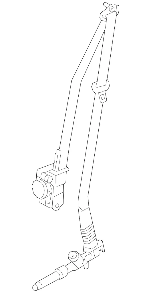 Lap & Shoulder Belt - Mazda (TKY8-57-L30-02)