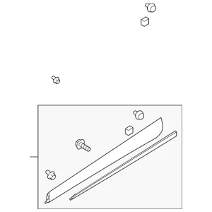Lower Molding - Mazda (D10F-51-RA0C)