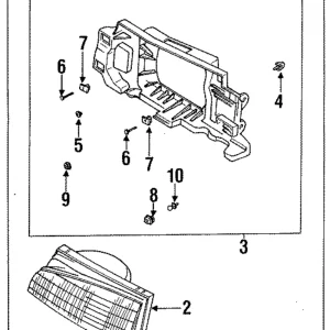 Headlamp Assembly - Mazda (8DBR-51-040B)