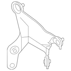 Power Steering Pump Mount Bracket - Mazda (BBN2-32-603A)
