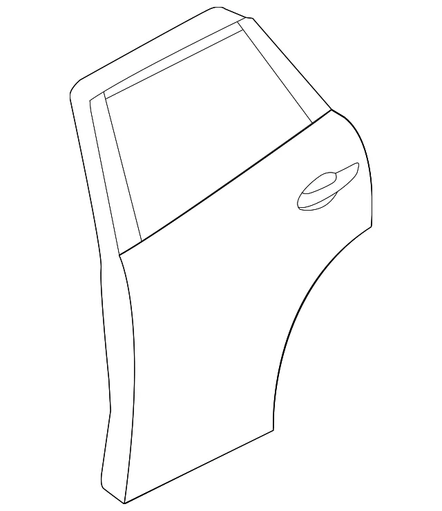 Door Shell - Mazda (KBY0-72-02XE)