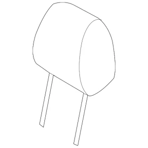Headrest - Mazda (TE69-88-140-02)