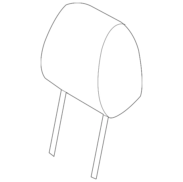 Headrest, Outer - Mazda (TK23-57-140A-34)