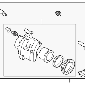 Caliper Assembly - Mazda (GDZE-33-99Z)