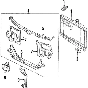 Radiator Assembly - Mazda (B388-15-200C)