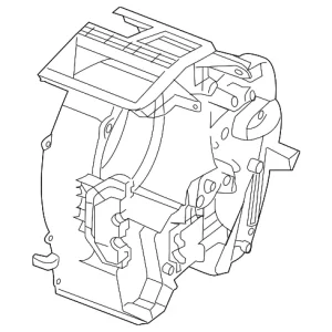 AC & Heater Case - Mazda (DF71-61-A02A)