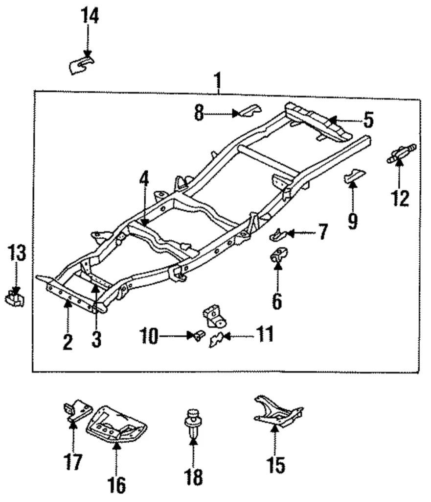 Cross-Member - Mazda (UB71-38-040B)