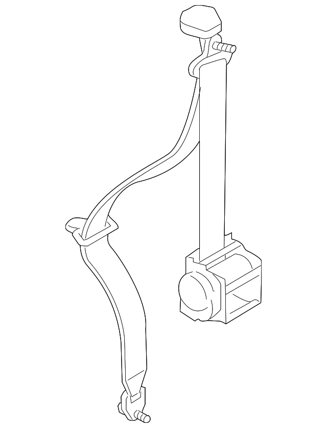 Lap & Shoulder Belt - Mazda (TDY1-57-890B-75)