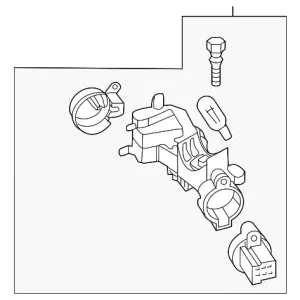Ignition Lock Cylinder - Mazda (EPY6-76-29XB)