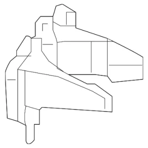 Suspension Cross-Member Bracket - Mazda (B45A-28-8C7A)