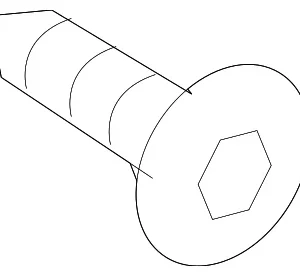 Lower Column Cover Screw - Mazda (9986-50-616)
