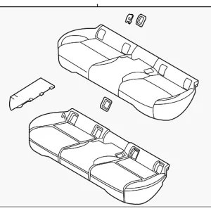 Cushion Assembly - Mazda (DGH9-57-200B-45)
