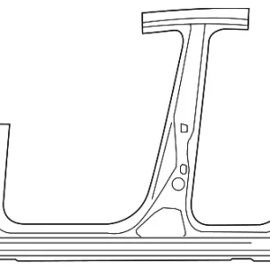 Center Pillar & Rocker - Mazda (KBYW-70-271C)