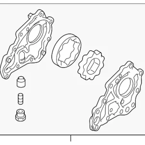 Oil Pump - Mazda (ZJ01-14-100)
