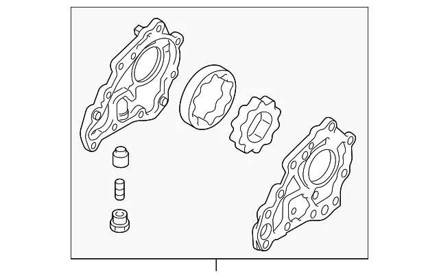 Oil Pump - Mazda (ZJ01-14-100)